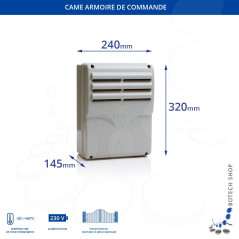 Armoire de commande CAME ZM3E