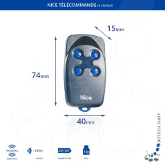 Télécommande NICE FLO4