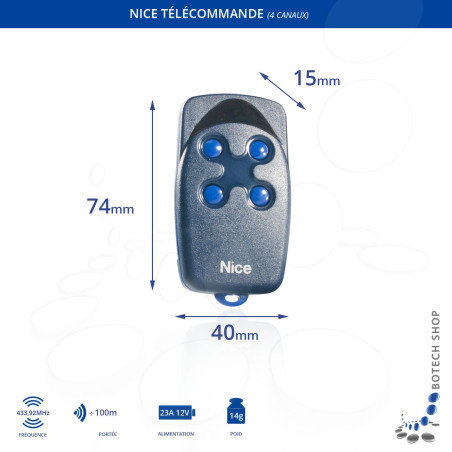 Télécommande NICE FLO4