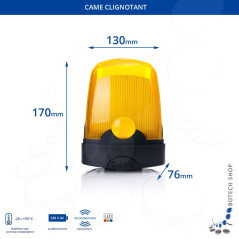 Clignotant CAME KIARON sans antenne
