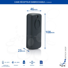 Récepteur radio CAME RE432RC (433,92 MHz)