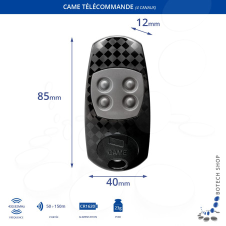 Télécommande CAME ATO4