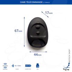 2x Télécommande CAME SP2