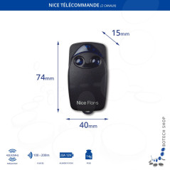 Télécommande NICE FLO2R-S