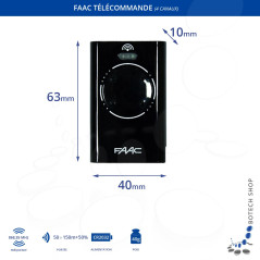 Télécommande FAAC XT4 868 SLH LR