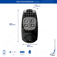 3x Télécommande CAME ATO4