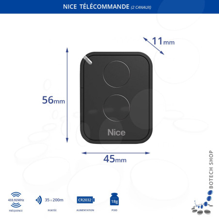 Télécommande NICE FLO2RE