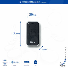 3x Télécommande NICE INTI 2