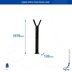 Appui fixe pour lisse CAME G02807