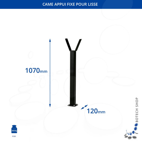 Appui fixe pour lisse CAME G02807