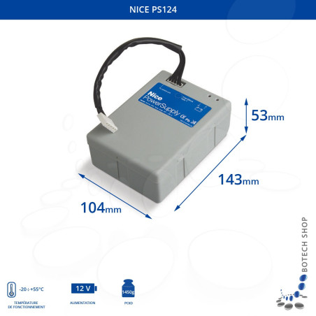 Batterie de secours NICE PS124
