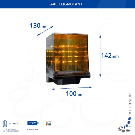 Clignotant FAAC FAACLED 230V
