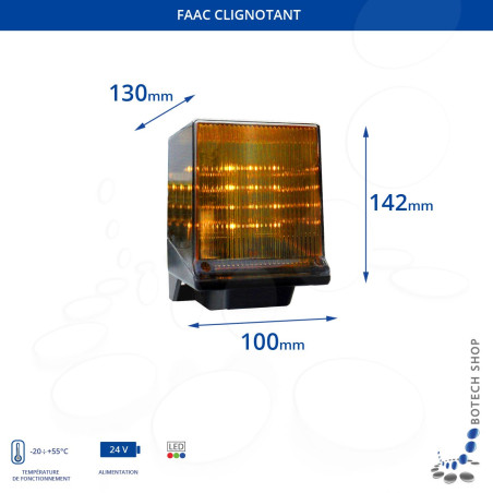 Clignotant FAAC FAACLED 24V Clignotant FAAC FAACLED 24V