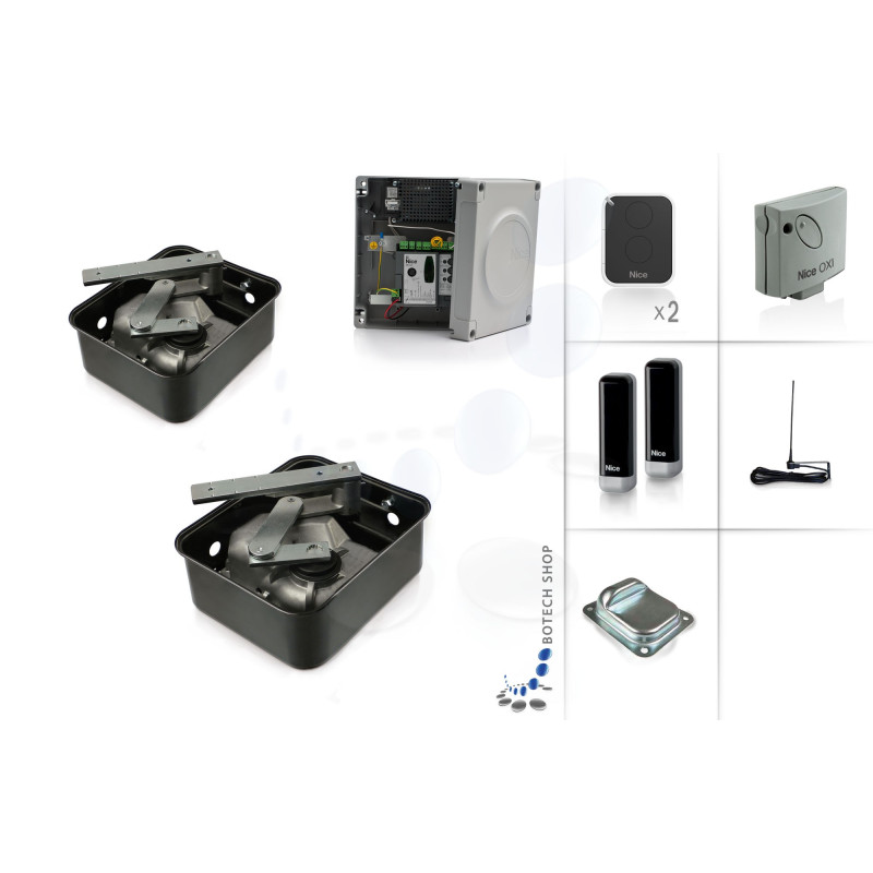 NICE METRO 3024/2 Moteur enterré 24V pour les portails battants - Kit M