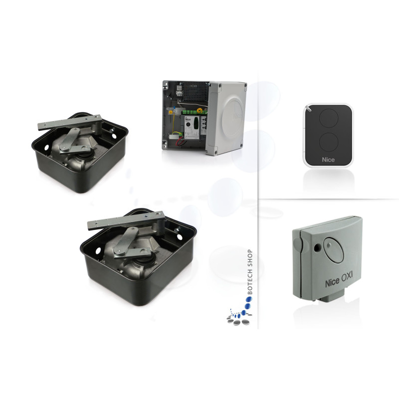 NICE METRO 3000/2 Moteur enterré 230V pour les portails battants - Kit S