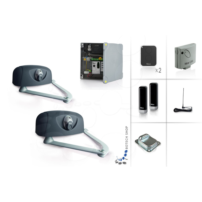 NICE HYPPO 7005/2 Moteur 230V pour les portails battants - Kit M