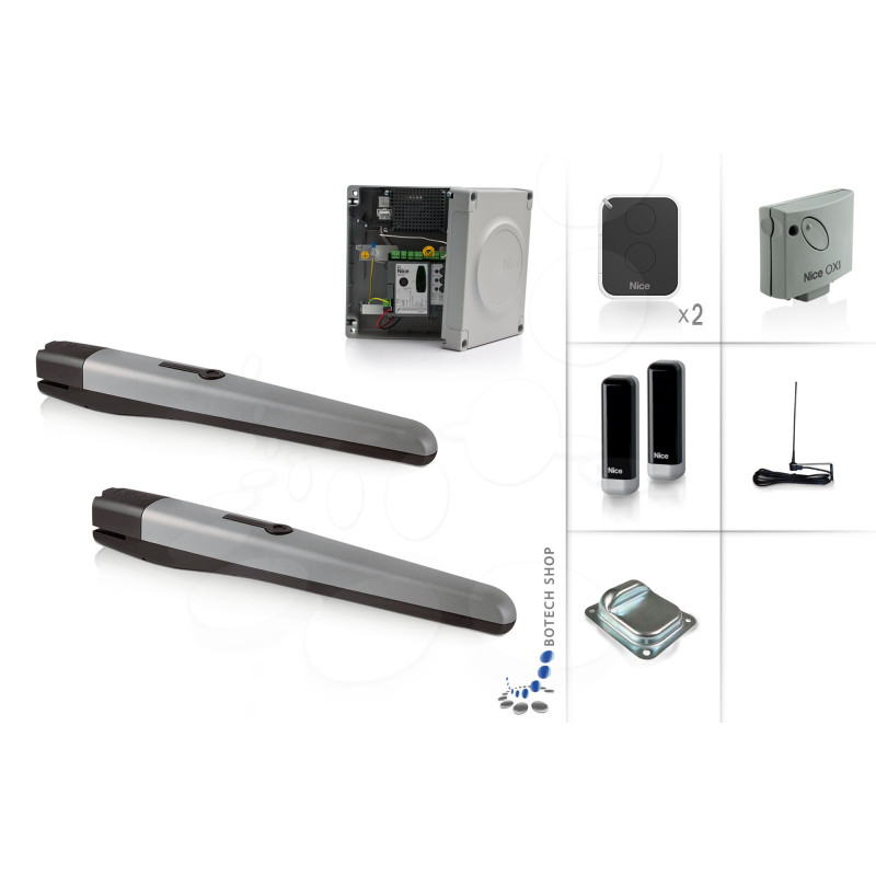 NICE TOONA 4024/2 Moteur 24V pour les portails battants - Kit M