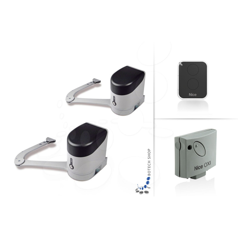 NICE HYKE 7024/2 Moteur 24V pour les portails battants - Kit S