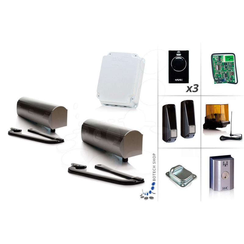 FAAC 390/2 moteur 230V à bras articulé - Kit XL