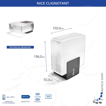 Clignotant NICE EL (230V) Clignotant NICE EL (230V)