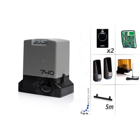 FAAC 740 Moteur 230V pour les portails coulissants - Kit L