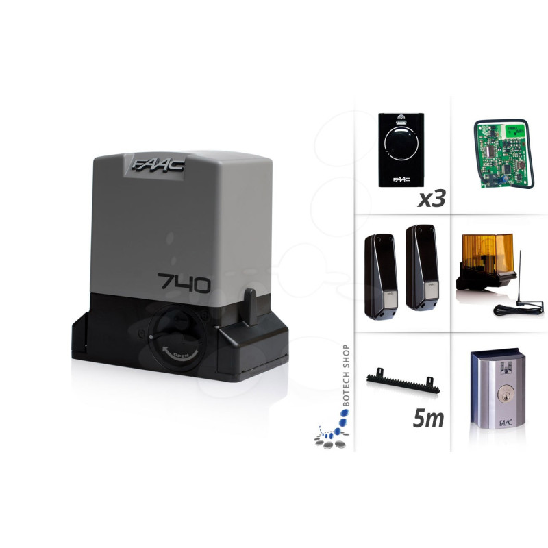 FAAC 740 (KIT XL) 230V pour les portails coulissants FAAC 740 (KIT XL) 230V pour les portails coulissants