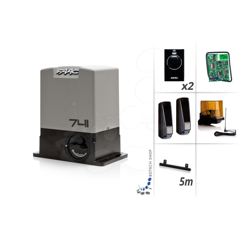 FAAC 741 Moteur 230V pour les portails coulissants - Kit L