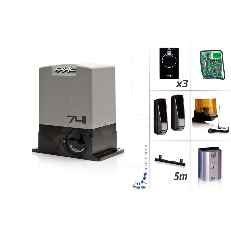 FAAC 741 Moteur 230V pour les portails coulissants - Kit XL FAAC 741 Moteur 230V pour les portails coulissants - Kit XL