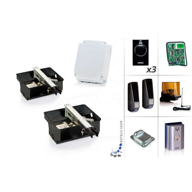 FAAC 770/2 Moteur enterré 230 V pour les portails battants - Kit XL