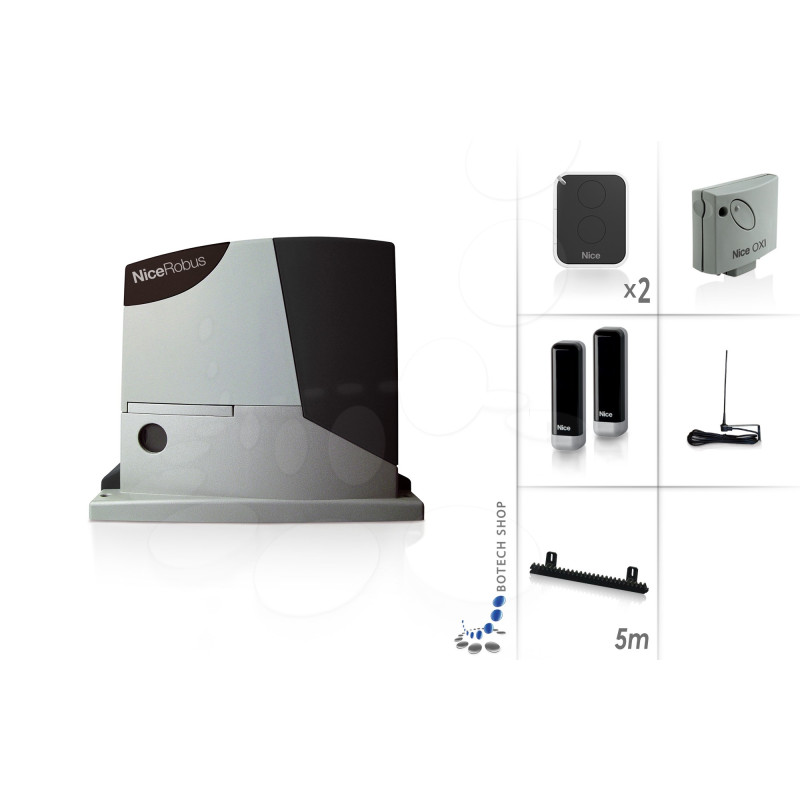 NICE ROBUS 400 Moteur 24V pour les portails coulissants - Kit M