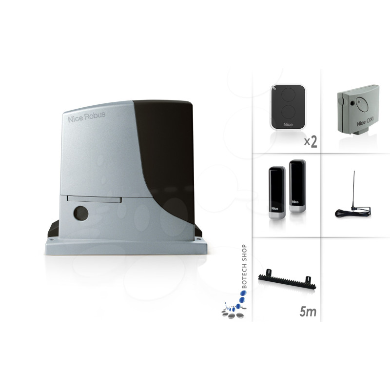 NICE ROBUS 1000 Moteur 24V pour les portails coulissants - Kit M