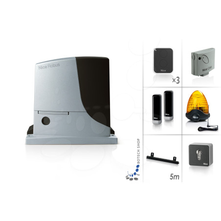 NICE ROBUS 600 Moteur 24V pour les portails coulissants - Kit XL