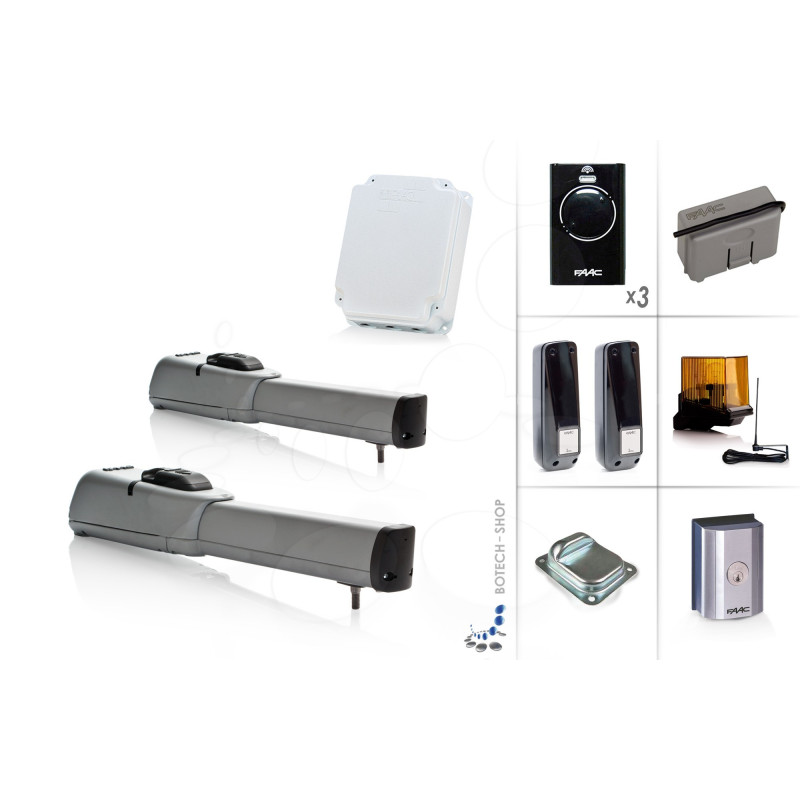 FAAC 413/2 Moteur 24V pour les portails battants - Kit XL FAAC 413/2 Moteur 24V pour les portails battants - Kit XL