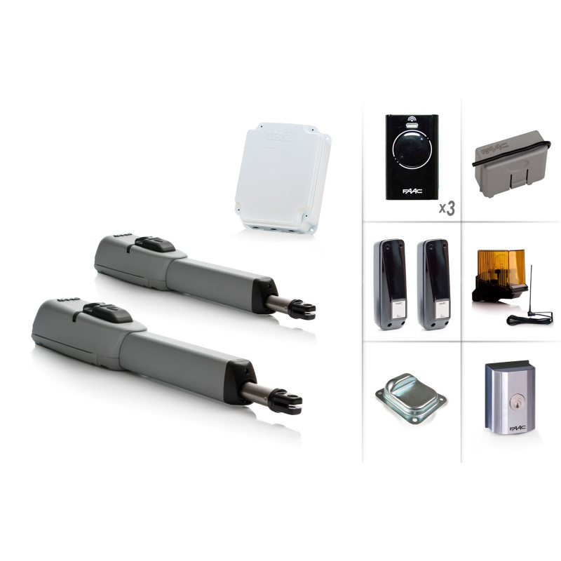 FAAC 415 LS/2 Moteur 24V pour les portails battants - Kit XL