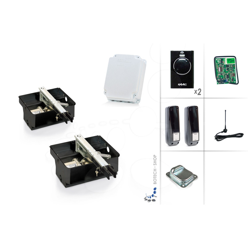 FAAC 770/2 Moteur enterré 24V pour les portails battants - Kit M