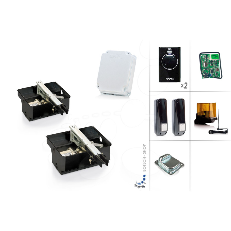 FAAC 770/2 Moteur enterré 24V pour les portails battants - Kit L