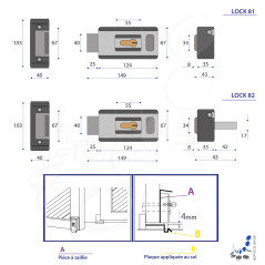 Elektroschloss CAME LOCK 82
