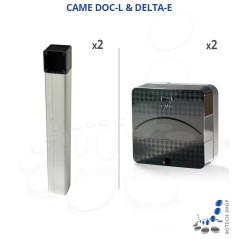 Kit CAME photocellules DELTA-E et DOC-L Colonnette Basse