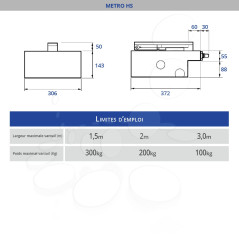 NICE M-FAB Kit S Motorisation enterrée pour portail battant
