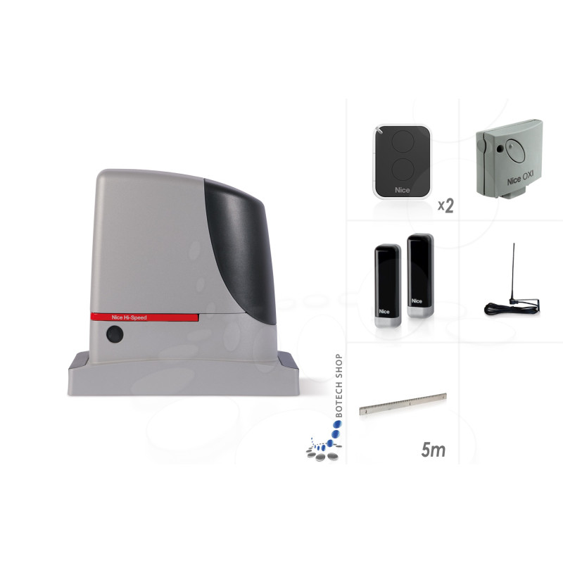 Kit M NICE RUN 1200 HS Motorisation pour portail coulissant