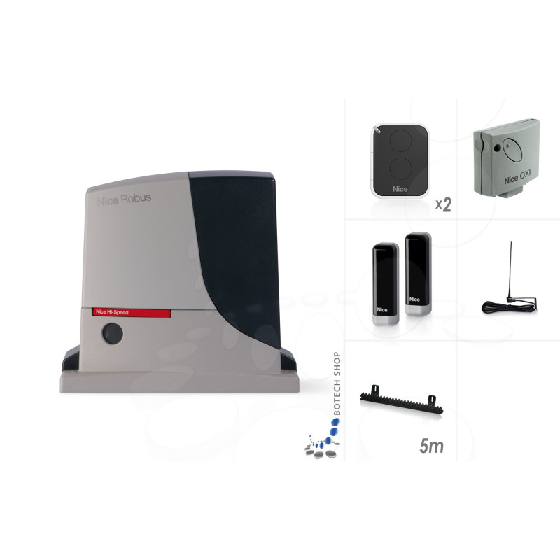 Kit M NICE ROBUS 250 HS Motorisation pour portail coulissant