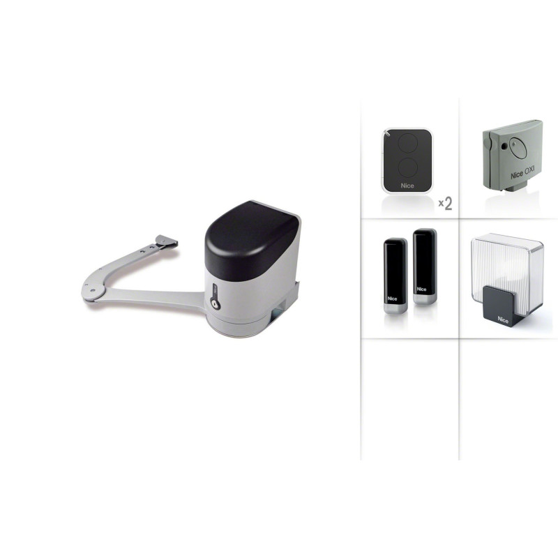 NICE HYKE 7024/1 Moteur 24V pour les portails battants - Kit L