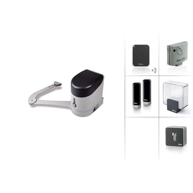 NICE HYKE 7024/1 Moteur 24V pour les portails battants - Kit XL