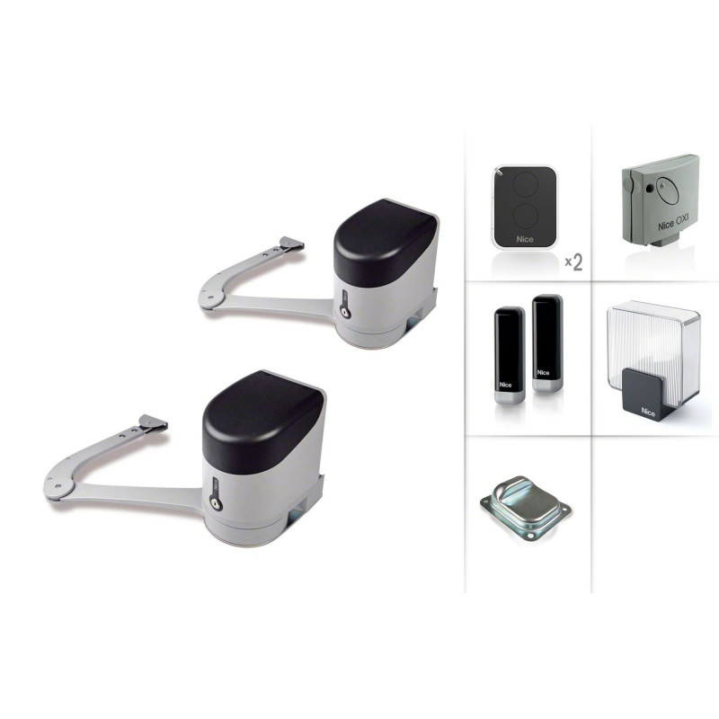 NICE HYKE 7024/2 Moteur 24V pour les portails battants - Kit L