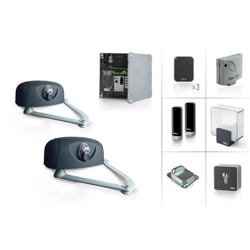 NICE HYPPO 7005/2 Moteur 230V pour les portails battants - Kit XL