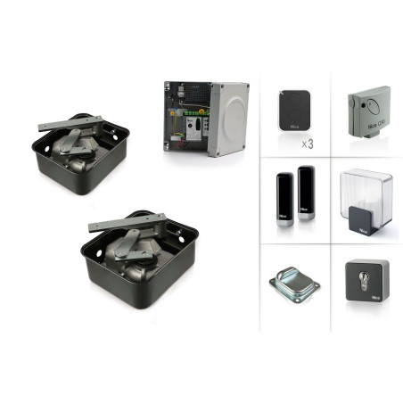 NICE METRO 3000/2 Moteur enterré 230V pour les portails battants - Kit XL