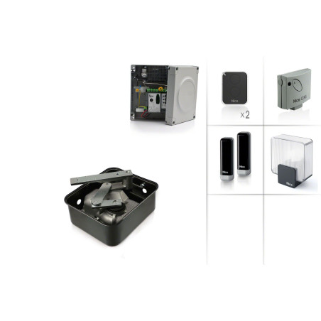 NICE METRO 3024/1 Moteur enterré 24V pour les portails battants - Kit L