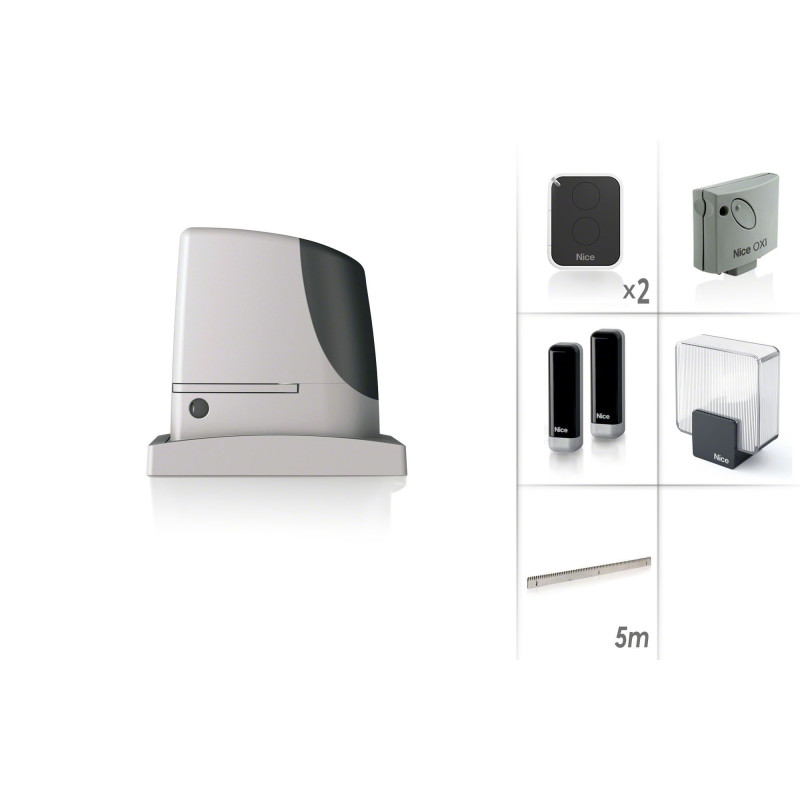 NICE RUN 2500P Moteur 230V pour les portails coulissants - Kit L