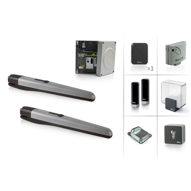 NICE TOONA 4024/2 Moteur 24V pour les portails battants - Kit XL