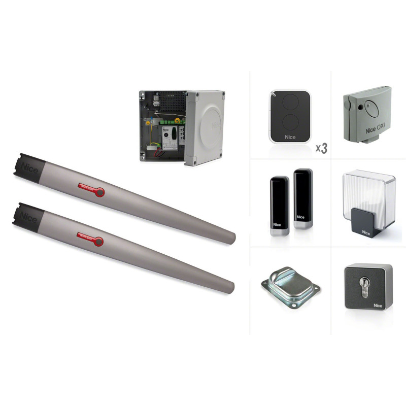 Kit XL NICE TOONA TO5024 HS Motorisation rapide pour portails battants